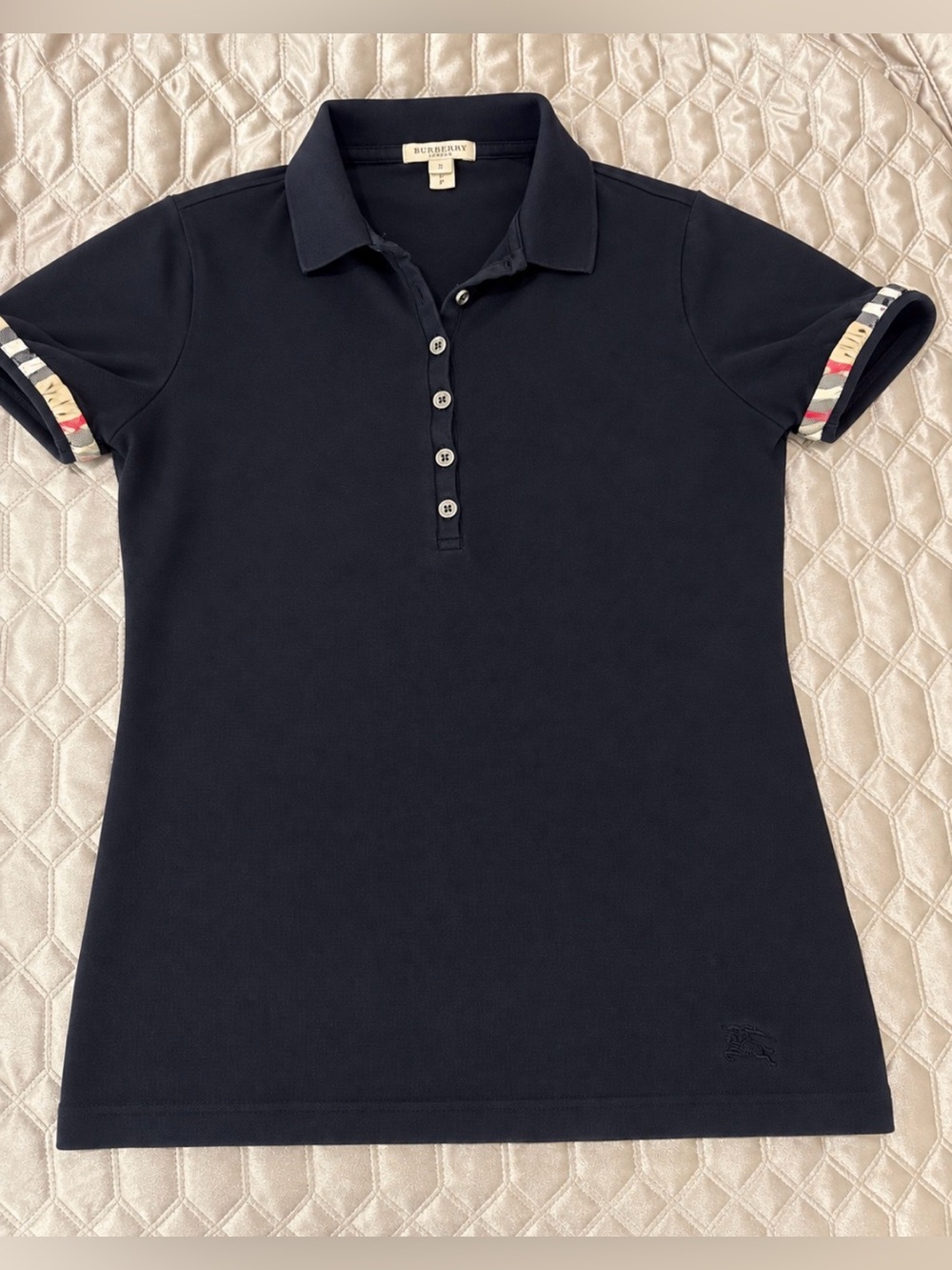 Authentic Burberry Brit Crew neck short sleeve polo shirt